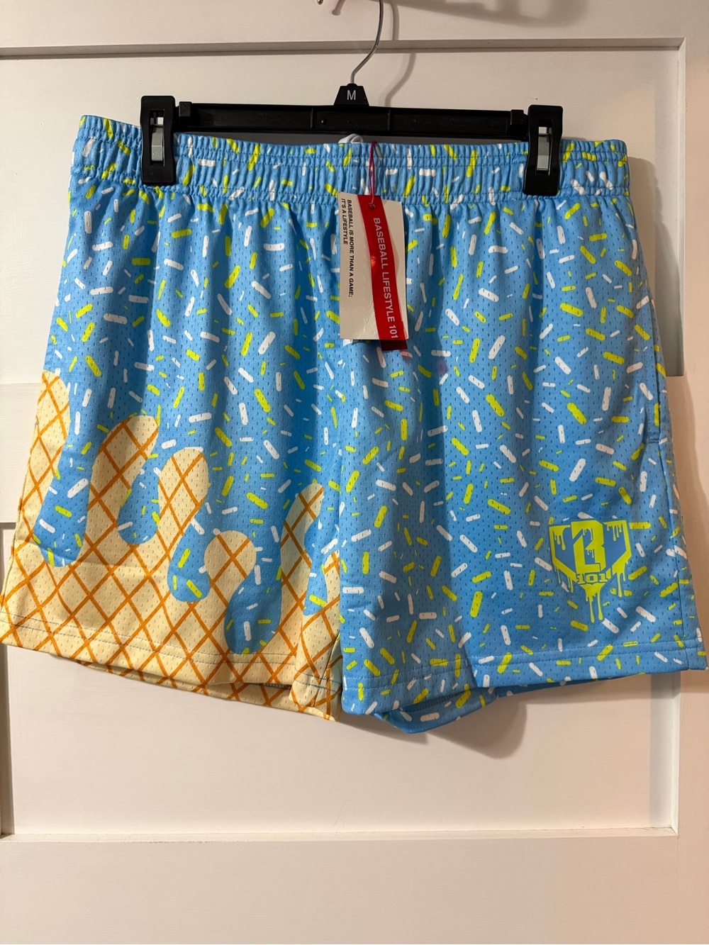 Baseball Lifestyle 101 Blueberry Lemonade Ice Cream Shorts